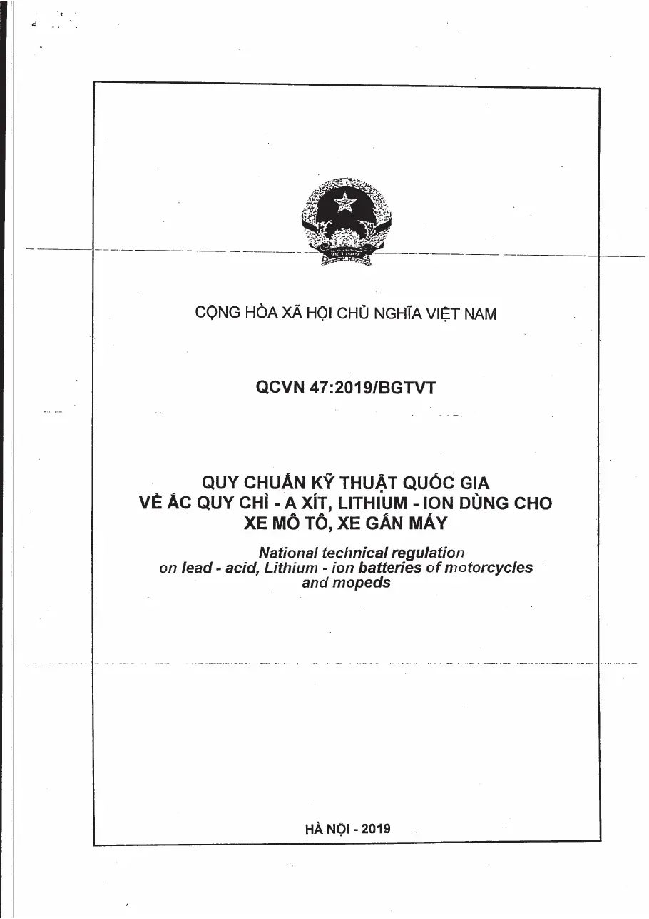 QCVN 47 2019 BGTVT