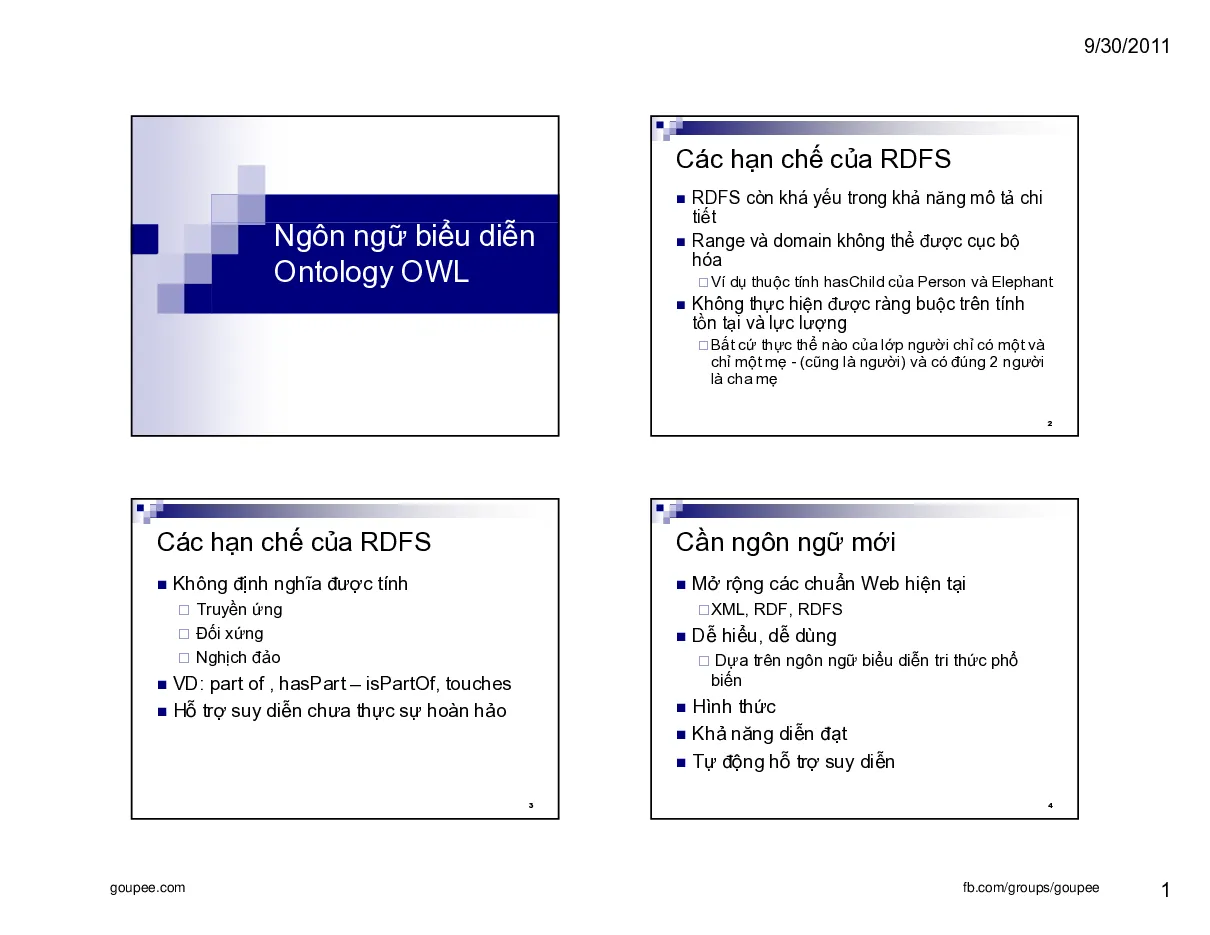 Ontology Web ngữ nghĩa - Ontology OWL (HUST)