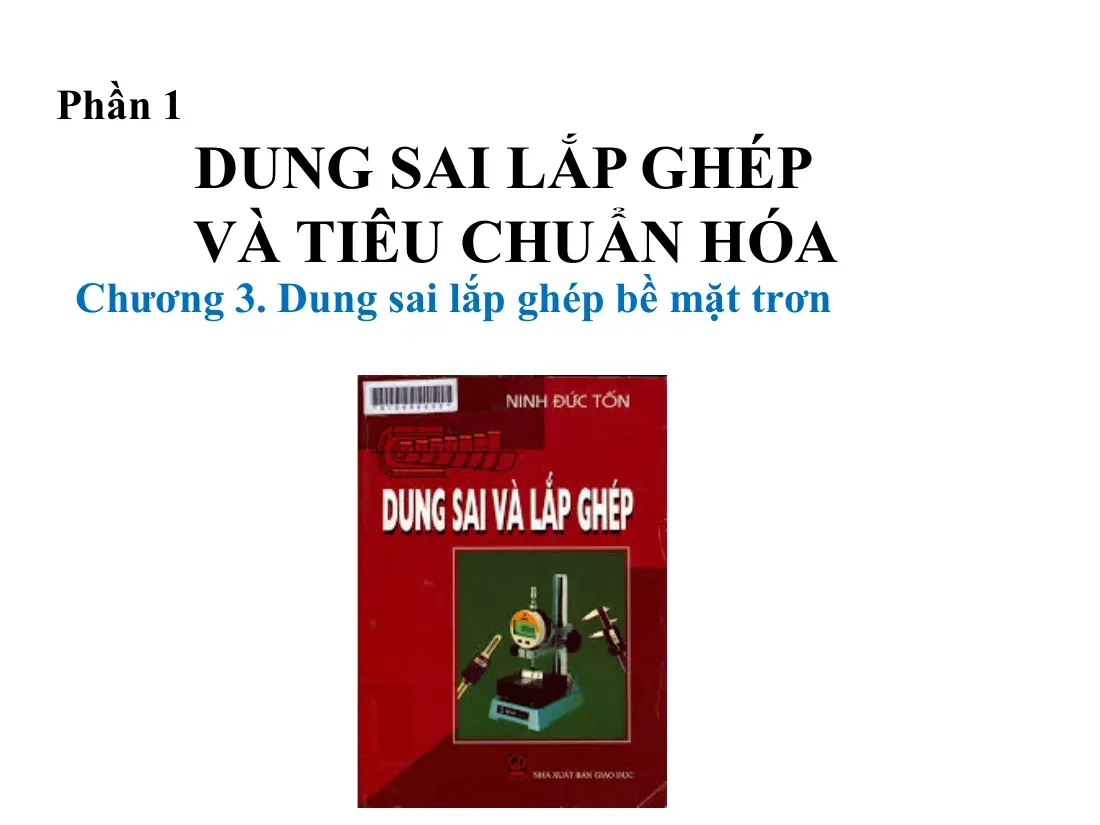 Dung sai lắp ghép bề mặt trơn (Chương 3)