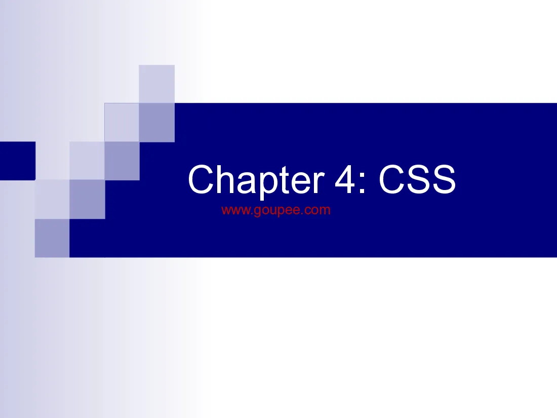 Slide Web thế hệ mới - Chapter 1 3 CSS