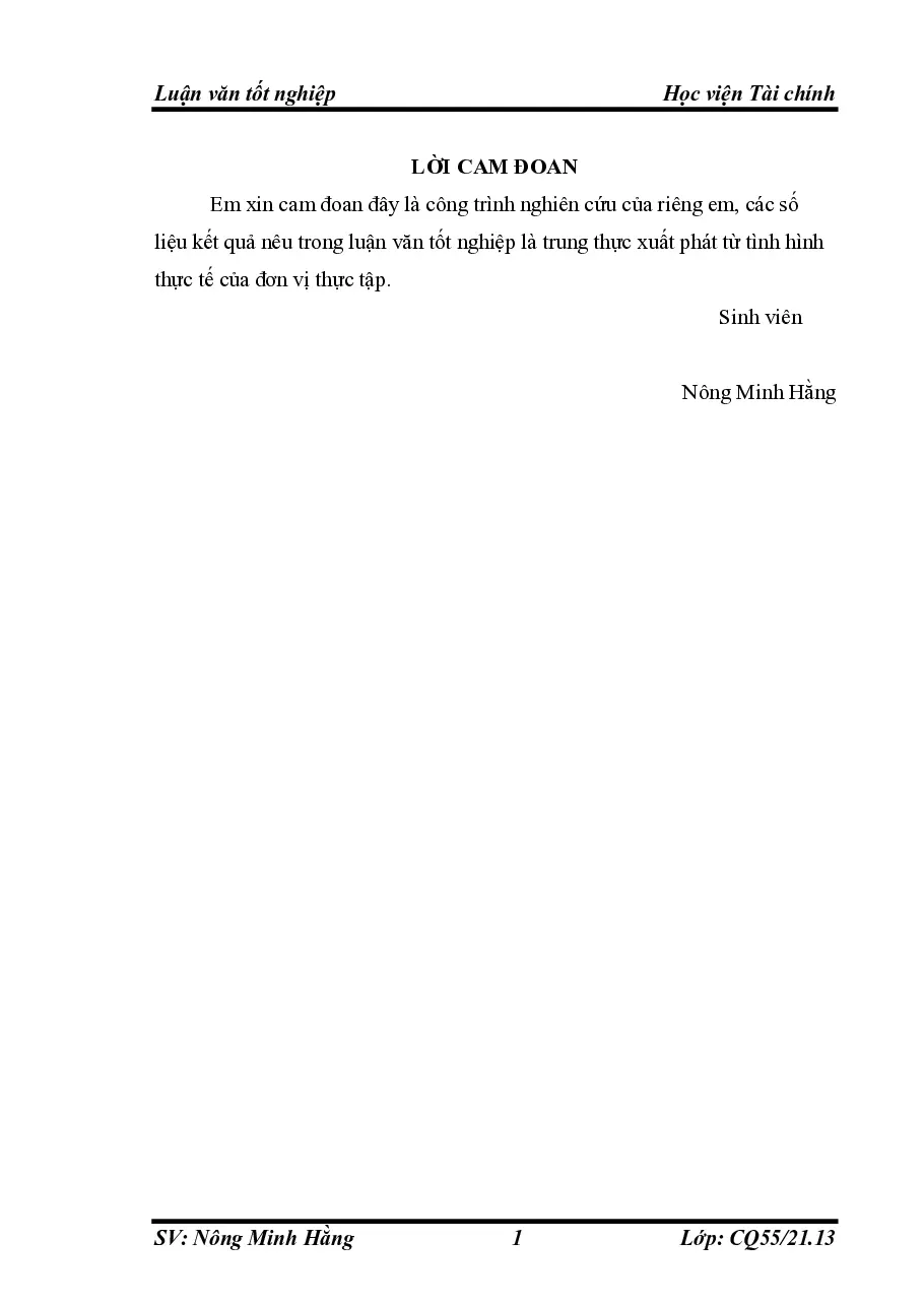 [Luận văn] Kế toán bán hàng và Xác định kết quả kinh doanh tại CTCP Sản Xuất và Thương Mại Vinh Quang - TG.Nông Minh Hằng