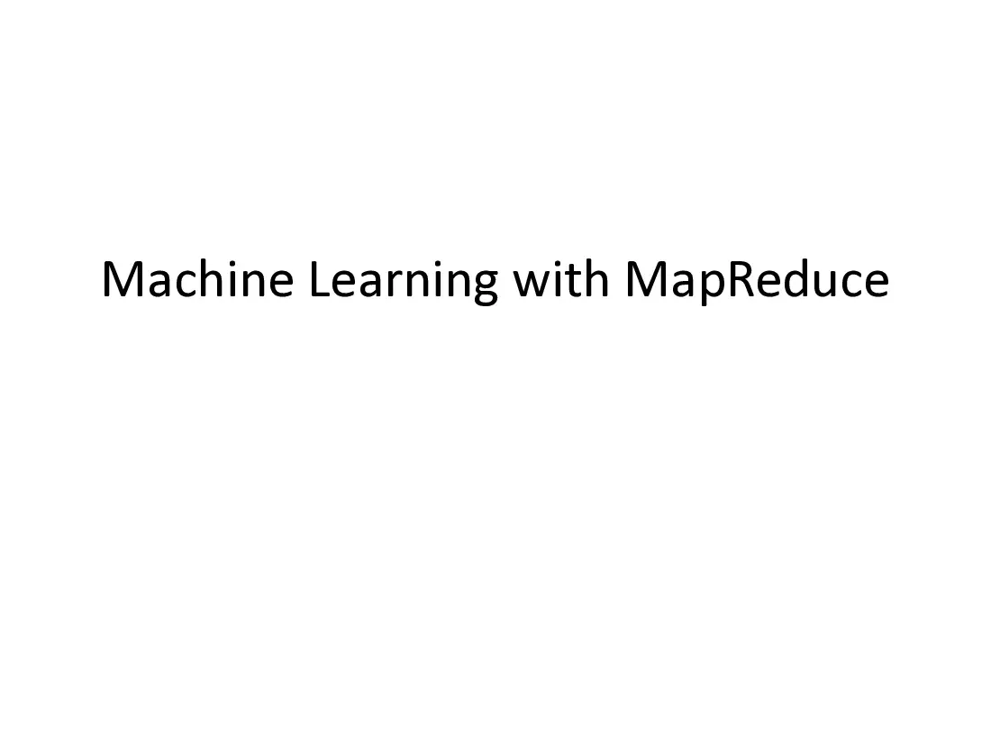 ML Map Reduce (Lecture 11) (Máy học với MapReduce)