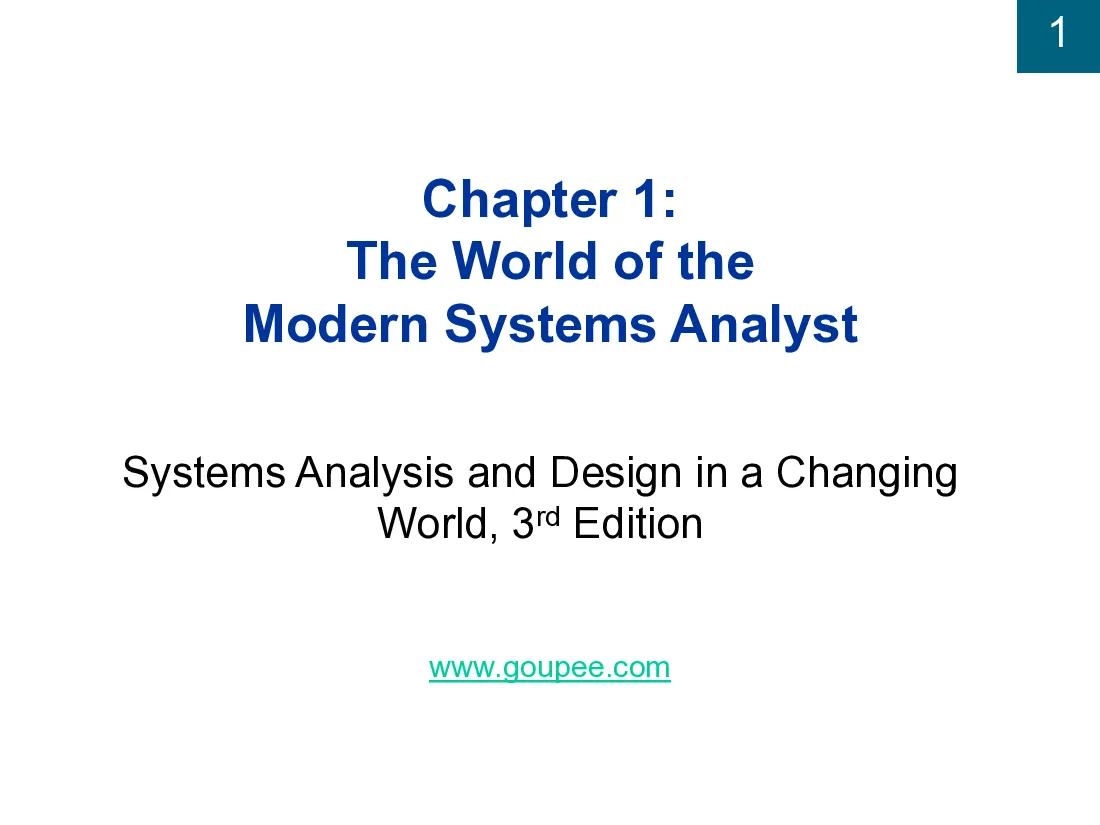 Slide Xây dựng ứng dụng hệ thống thông tin - Chapter 01