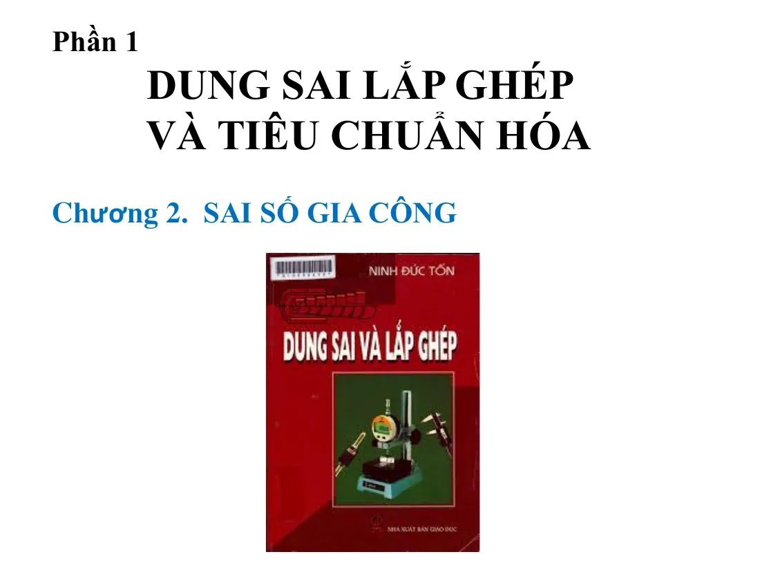 Sai số gia công (Chương 2)