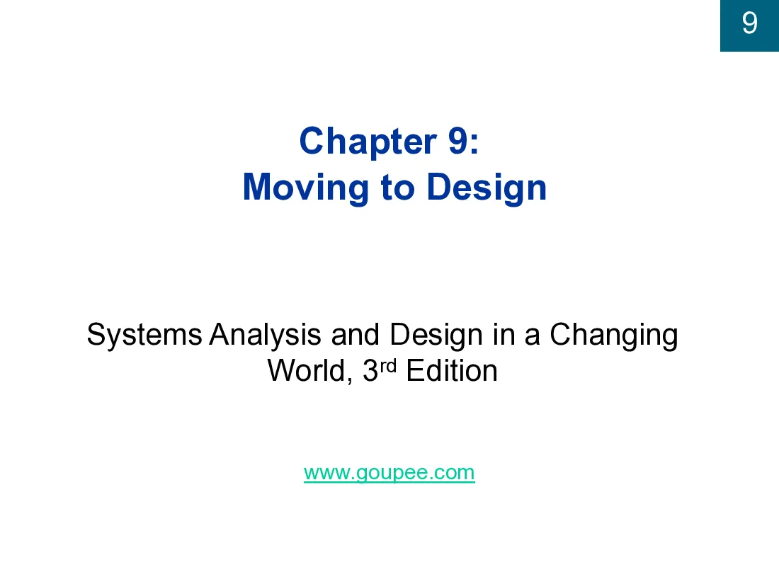 Slide Xây dựng ứng dụng hệ thống thông tin - Chapter 09