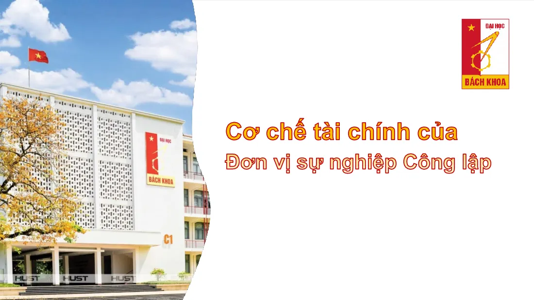 Slide - Cơ chế tự chủ tài chính của Đơn vị sự nghiệp công lập