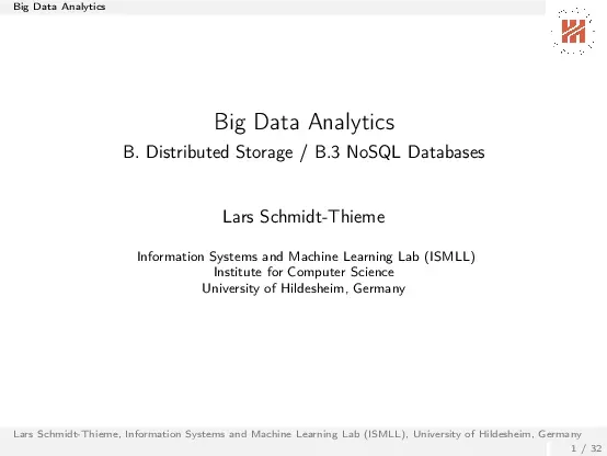 NoSQL db (06) (Cơ sở dữ liệu NoSQL)