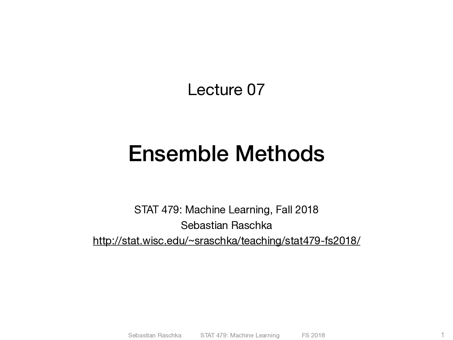 Ensembles slides (07) (Các phương pháp Ensemble) - Sebastian Raschka
