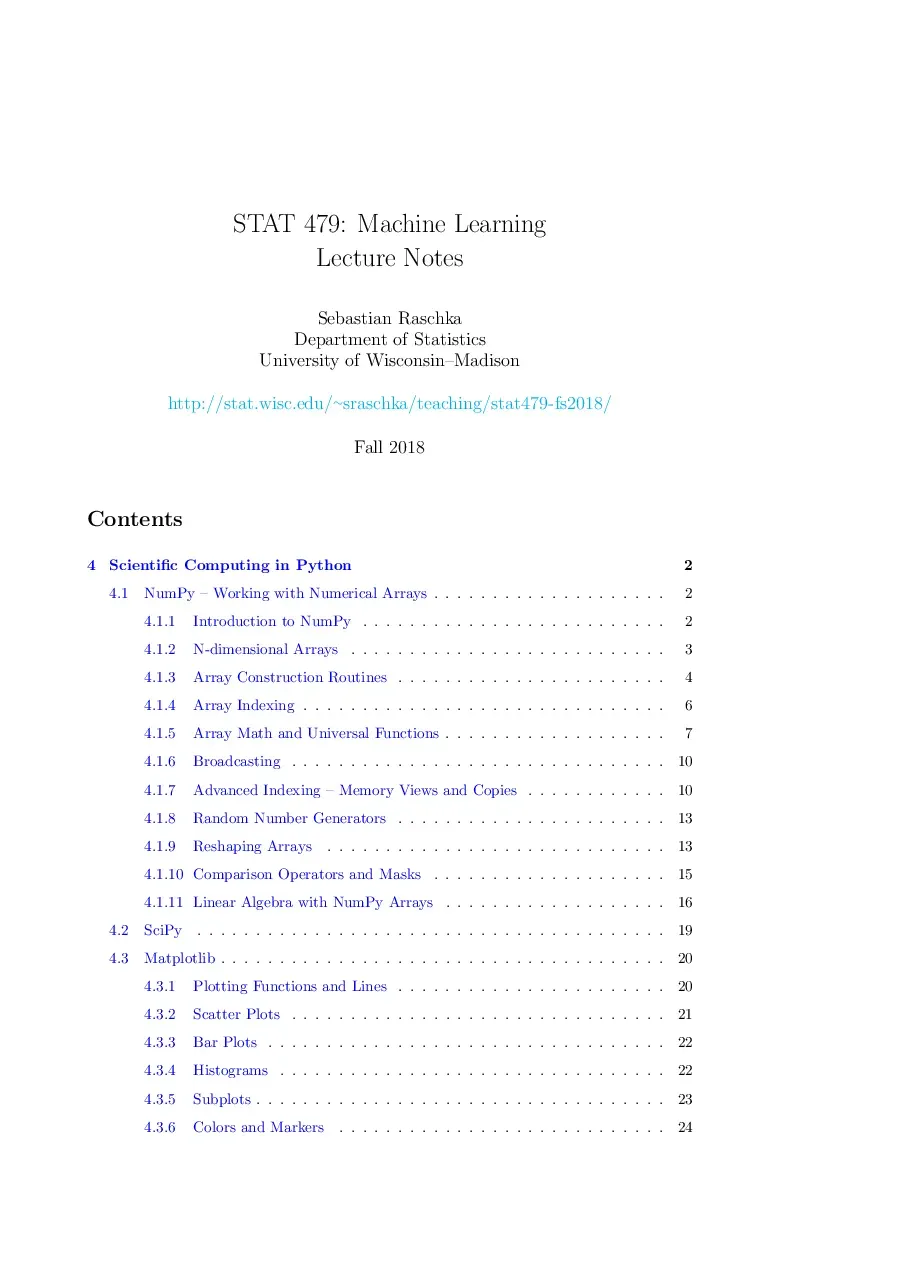 Scipython notes (04) (Tính toán Khoa học trong Python) - Sebastian Raschka