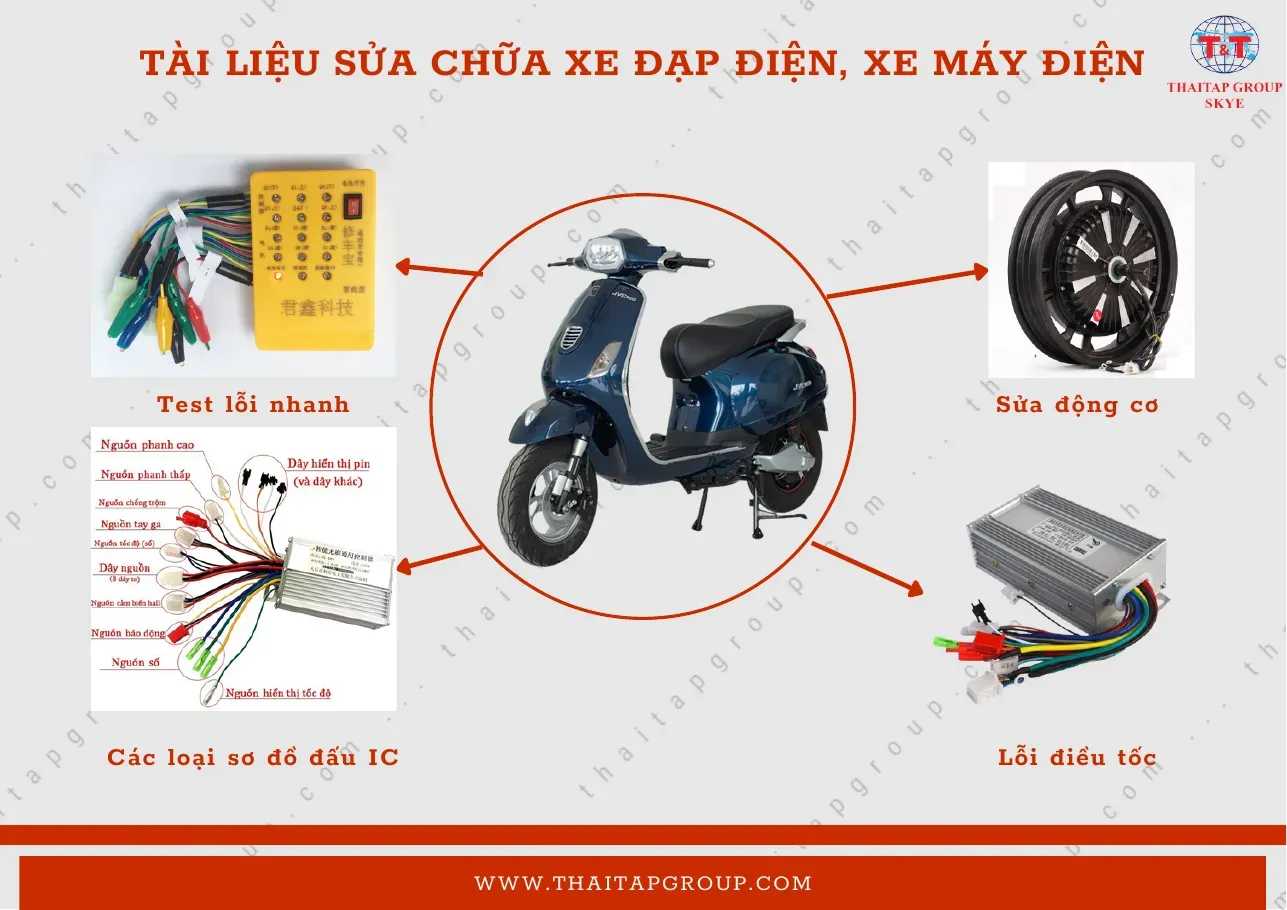 Tai lieu sua chua xe dap xe may dien