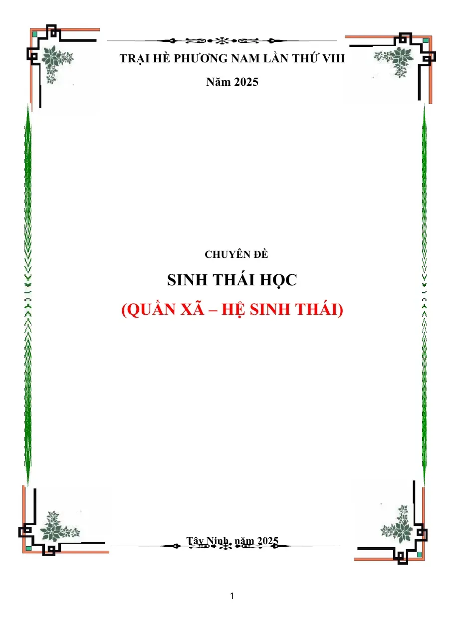 [Chuyên đề] Si 01