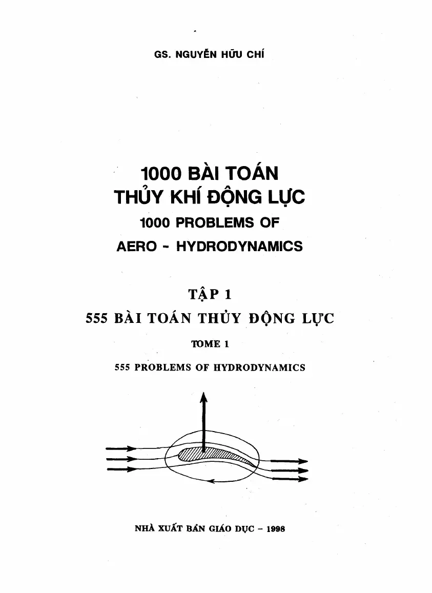 1000 bài tập kỹ thuật thủy khí động lực (Có đáp án) - GS.Nguyễn Hữu Chí