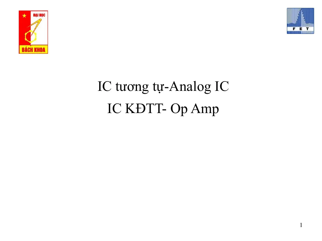 Ky thuat dien tu hoang quang huy et lession 6 2 3 op am 45 Slide (lesson 6 2 3)