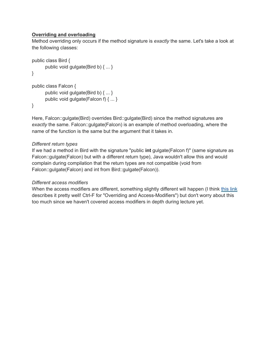 Inheritance notes (Discussion 4) (Kế thừa trong Java) - Christine Zhou